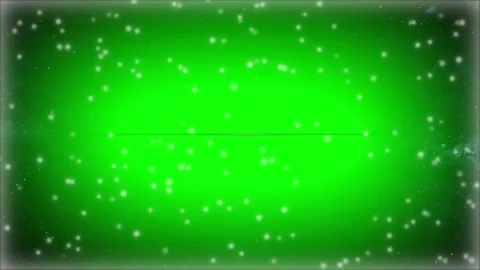 Green glowing particle field motion background with particles subtle horizontal Video stock 343499688