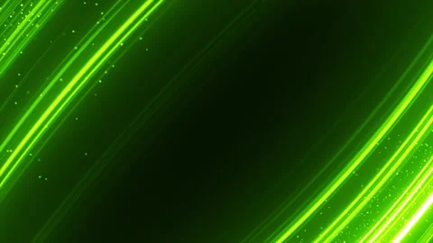 Green Glowing Particles Background with curvy Lines Stock Footage 153432142