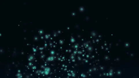 Green Glowing Particles Motion Background  스톡 동영상 240340677