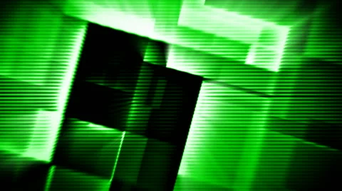 Green glowing squares hi-tech abstract motion background seamless loop Stock Footage 67989105