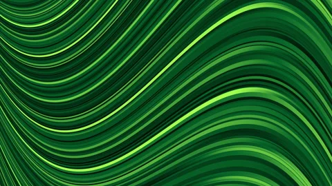 Green Glowing Stripes Technology Background 動画素材 337279699