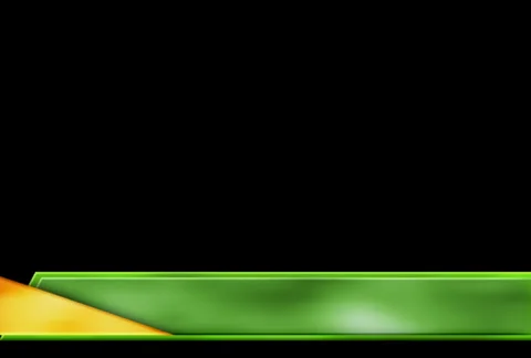 Green Gold Lower Third Stock Footage 888648
