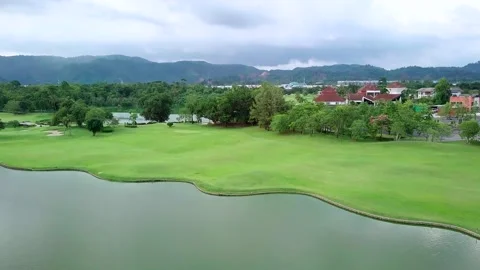 Green golf course Stock Footage 160810158