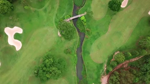 Green golf course Stock Footage 160810254