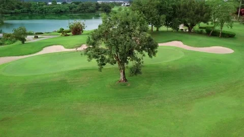 Green golf course Stock Footage 160810258