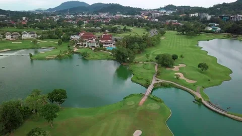 Green golf course Stock Footage 161098620