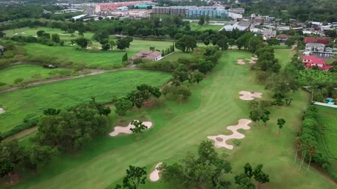 Green golf course Stock Footage 161872407