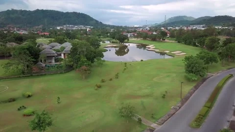 Green golf course Stock Footage 161872427