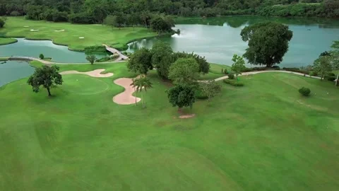 Green golf course Stock Footage 161872433