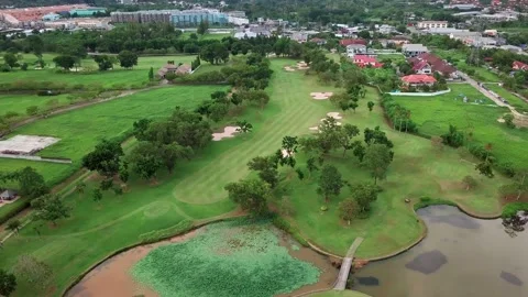 Green golf course Stock Footage 161872476