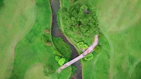 Green golf course Stock Footage 161872477