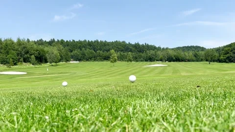 Green golf course Stock Footage 247760228