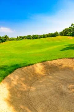 Green golf course Foto stock