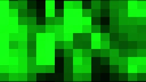 Green gradient animated pixel background Stock Footage 308539096