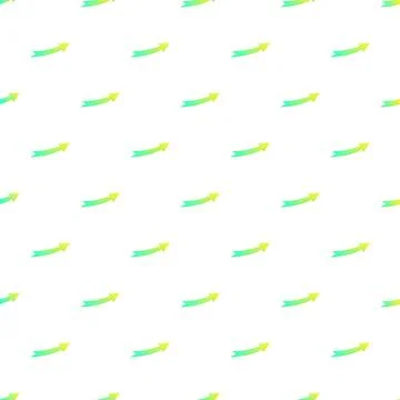 Green gradient arrows seamless pattern indicating upward progress Stock Illustration