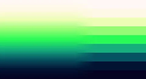 Green gradient background abstract transition color palette. Horizontal modern Stock Illustration