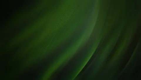 Green gradient background with dark tones and light curves Иллюстрация