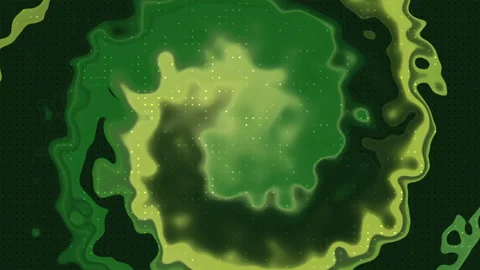 Green Gradient Background Flows Smoothly with Subtle Dots Creating a Dynamic and Stock Footage 295036936