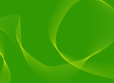 Green-gradient-background-line-art Stock Illustration