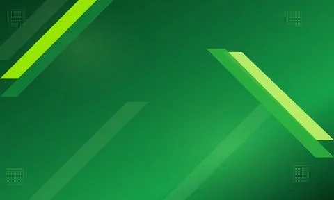 Green gradient background with overlapping rectangular shapes and dotted ac.. 库存插图