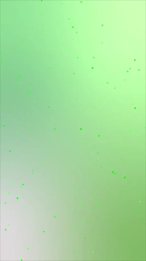 Green gradient background with particles moving slowly, animated Stock Footage 303929300
