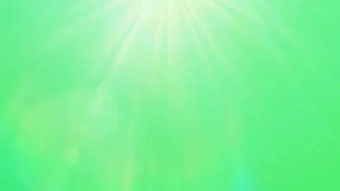 Green gradient background with radiant sunburst light effect Video stock 338238579