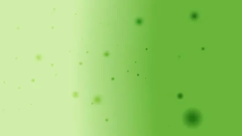 Green Gradient Background with Soft Floating Bokeh Elements Vidéo 304275055