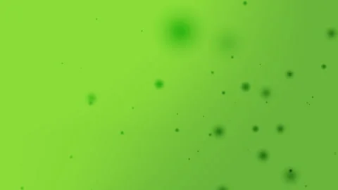 Green Gradient Background with Soft Floating Bokeh Particles Stock Footage 304275143