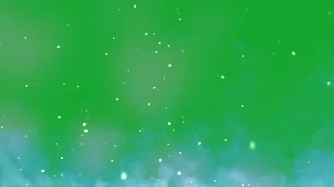Green gradient background with sparkling particles Stock Footage 338239527