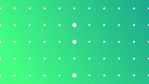 Green gradient with dots grid, seamless looping animation. Stock Footage 286419538
