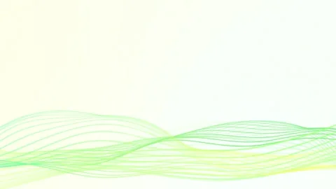Green Gradient Flowing Lines Bottom Bright Loop Background Stock-Footage 336158968