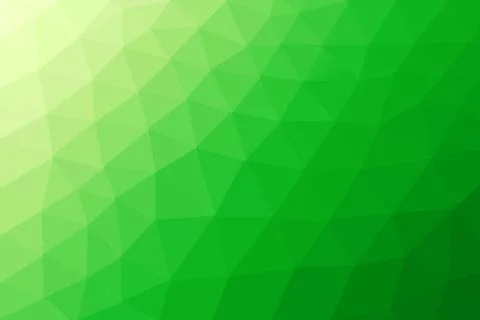 Green gradient formed by triangles. Stock Illustration