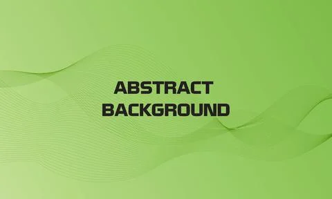 Green Gradient Mesh Line Abstract Background  Futuristic Flow Design for Web Stock Photos
