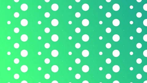 Green gradient with polka dots, seamless looping. Stock Footage 286418967