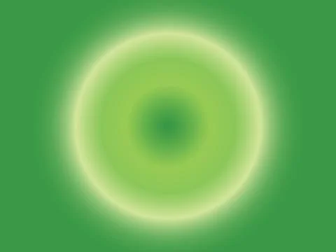 Green gradient round background, concentric circles Stockillustratie