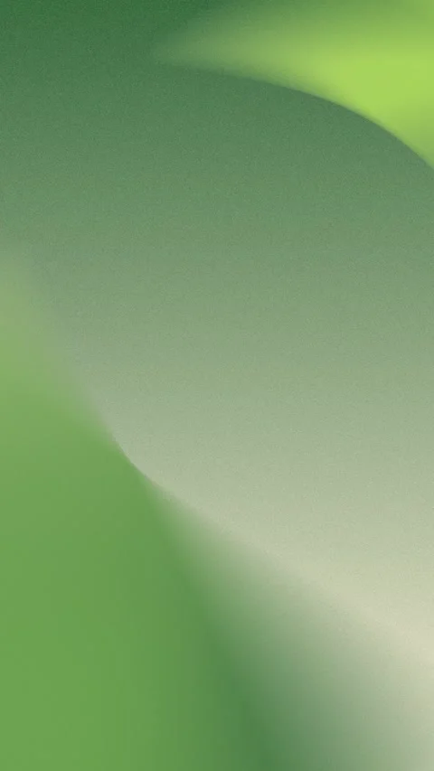 Green gradient with smooth curves, blending light and dark shades. Seamless loop Vídeo Stock 309956552