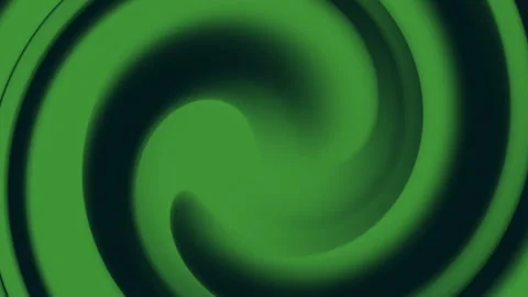 Green gradient spiral abstract background with dark center.  Vidéo 287983057