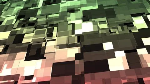 Green gradient technology background Illustrazione stock