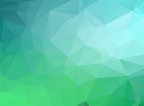 Green Gradient Vector Background. Abstract Triangles Pattern. Illustrazione stock