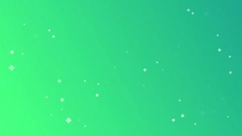 Green gradient with white shapes, seamless looping. Stock Footage 286416442