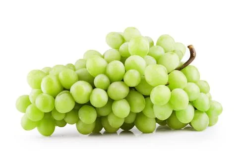 Green grape bunch Stock Photos