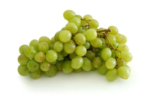 Green grape cluster 스톡 사진