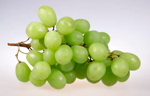Green Grapes Close Up Stock Photos