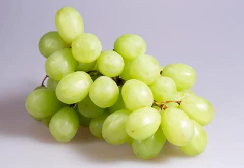 Green Grapes Close Up Stock Photos