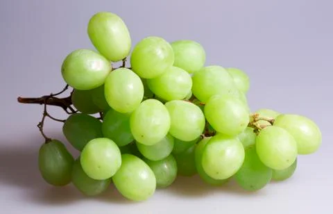 Green Grapes Close Up Stock Photos