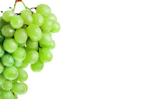 Green grapes Foto stock