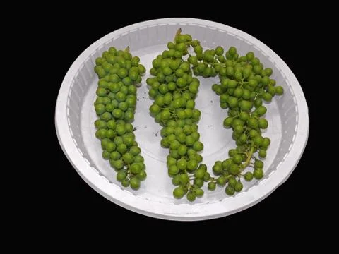 Green grapes Stock Photos