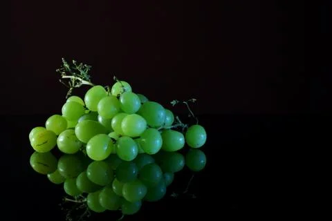 Green grapes Stock Photos