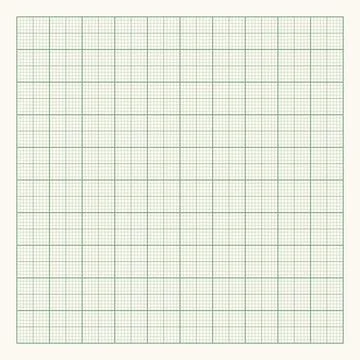 Green graph paper on light background Stock Illustration