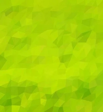 Green grass abstract mosaic low polygon backrgound Stock Illustration